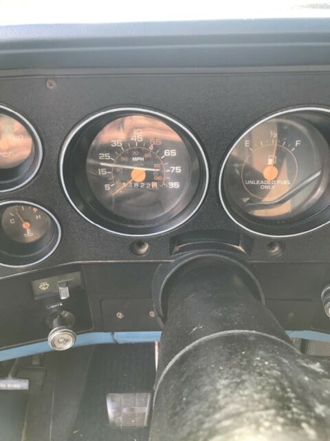 1981 Blue Chevrolet C-10 Standard Cab Pickup