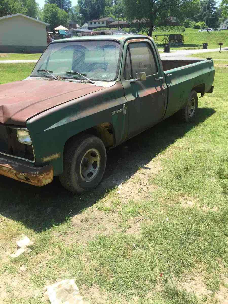 1981 Green Chevrolet C10 Pickup