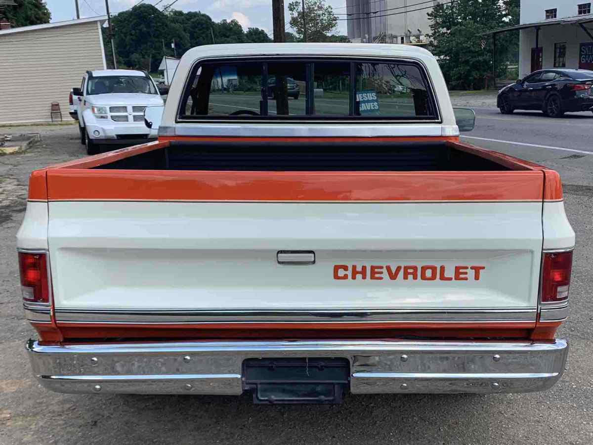 1981 Orange Chevrolet C10 Pickup