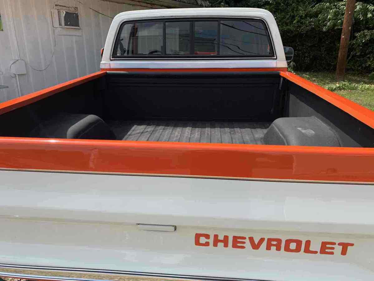 1981 Orange Chevrolet C10 Pickup