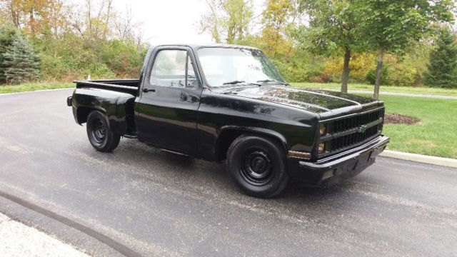 1981 Black Chevrolet C-10 Standard Cab Pickup