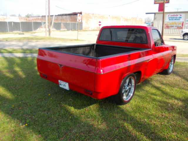 1981 Red Chevrolet C-10 PICKUP