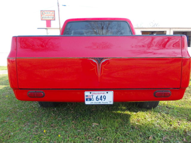 1981 Red Chevrolet C-10 PICKUP