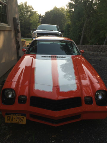 1981 Orange Chevrolet Camaro Coupe