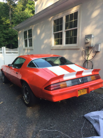1981 Orange Chevrolet Camaro Coupe