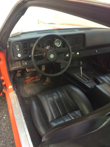 1981 Orange Chevrolet Camaro Coupe