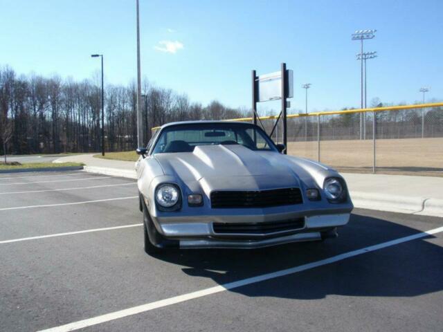 1981 Silver and Black Chevrolet Camaro Coupe