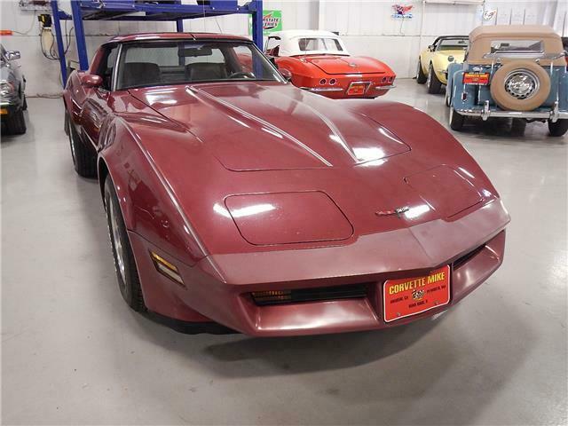 1981 Red Chevrolet Corvette --