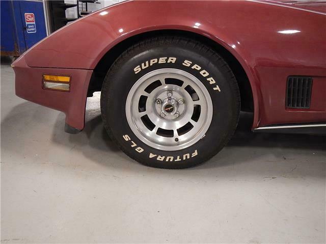 1981 Red Chevrolet Corvette --