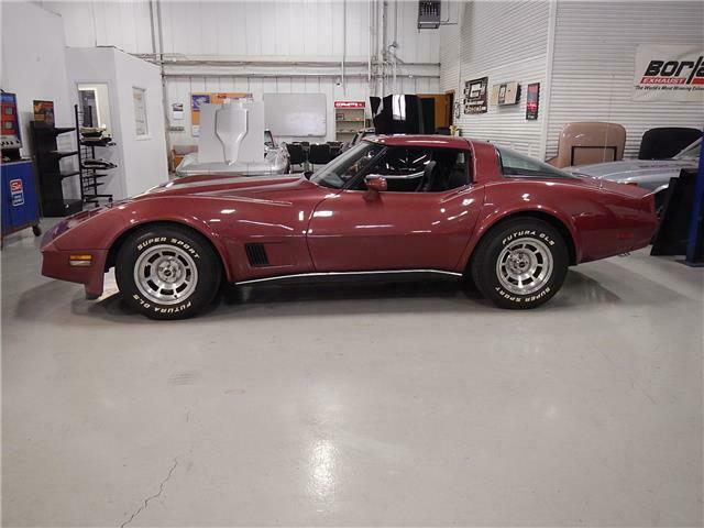 1981 Red Chevrolet Corvette --
