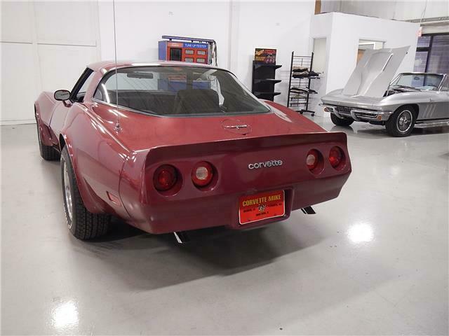 1981 Red Chevrolet Corvette --