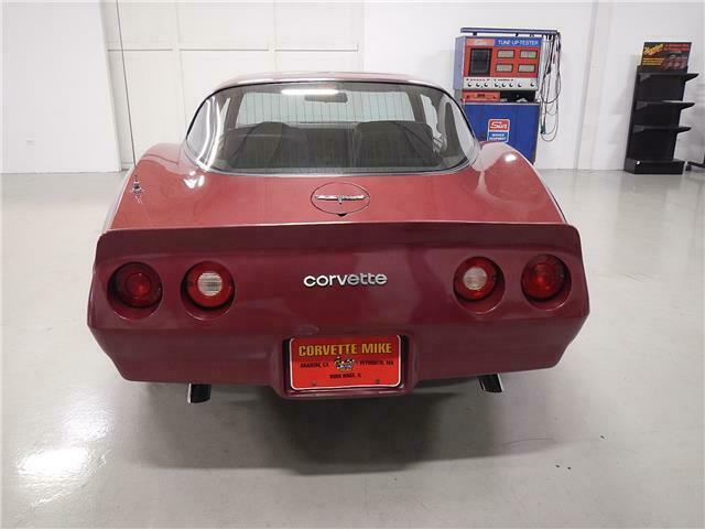 1981 Red Chevrolet Corvette --