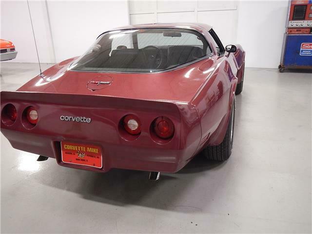 1981 Red Chevrolet Corvette --