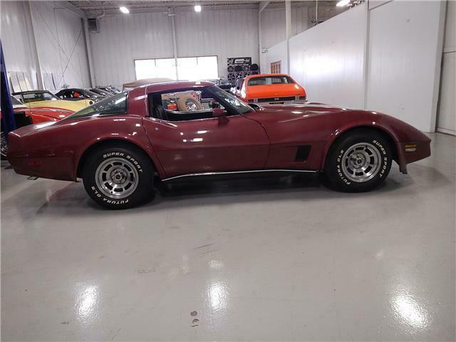 1981 Red Chevrolet Corvette --
