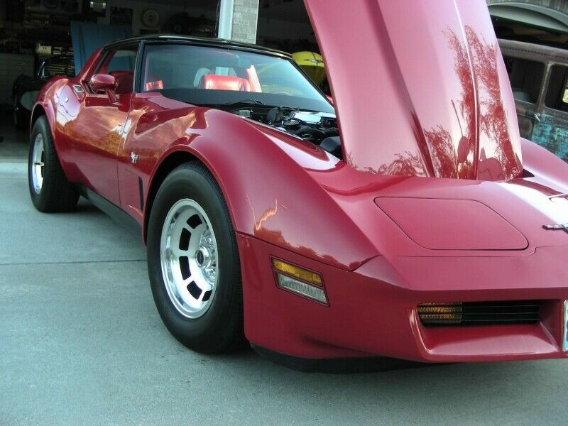 1981 Red Chevrolet Corvette Coupe