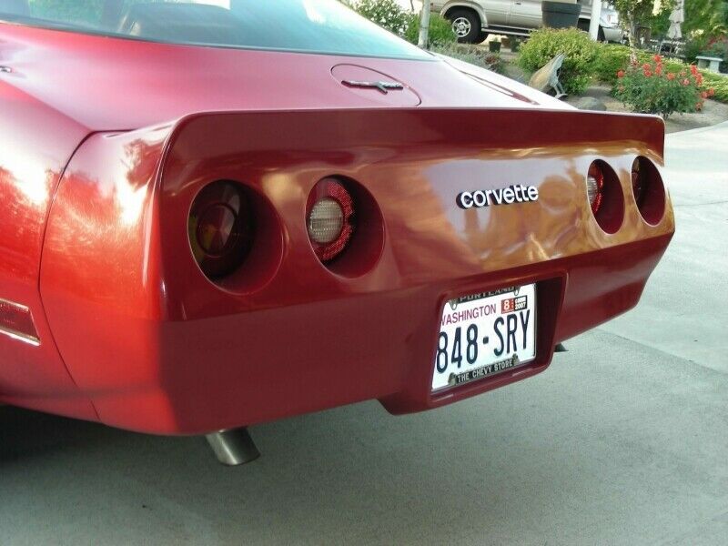1981 Red Chevrolet Corvette Coupe