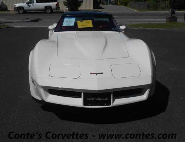 1981 White Chevrolet Corvette