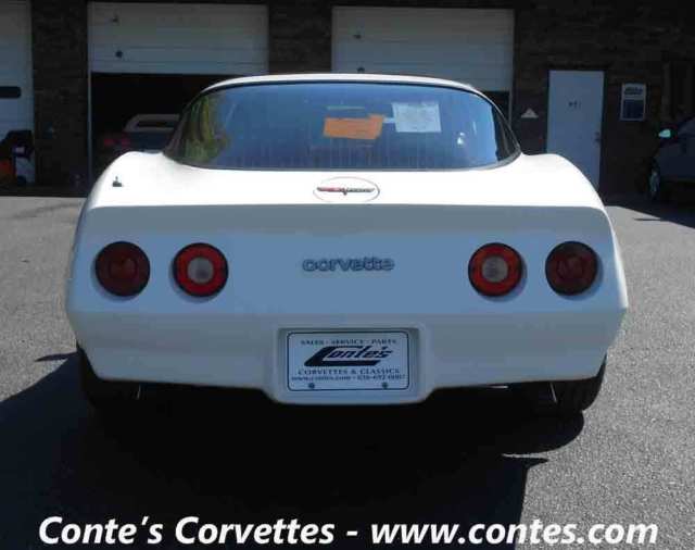 1981 White Chevrolet Corvette