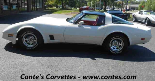 1981 White Chevrolet Corvette