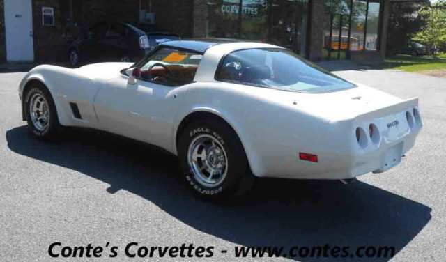 1981 White Chevrolet Corvette
