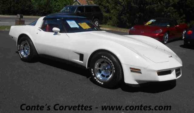 1981 White Chevrolet Corvette