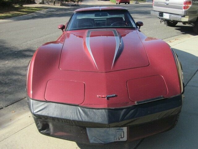 1981 Red Chevrolet Corvette Coupe