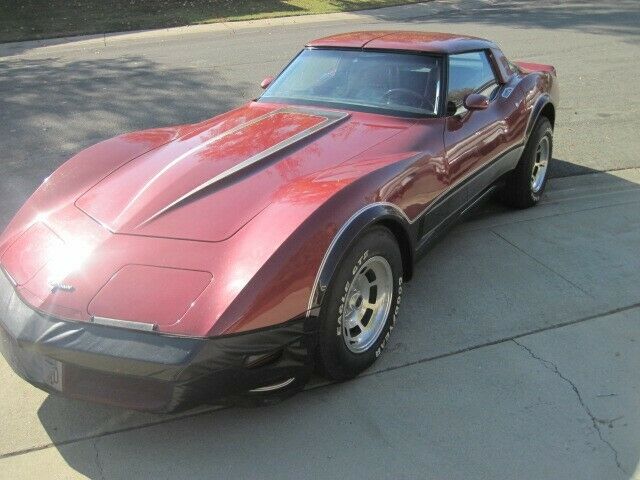 1981 Red Chevrolet Corvette Coupe