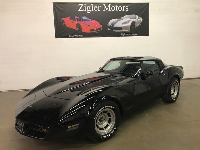 1981 Black Chevrolet Corvette Coupe