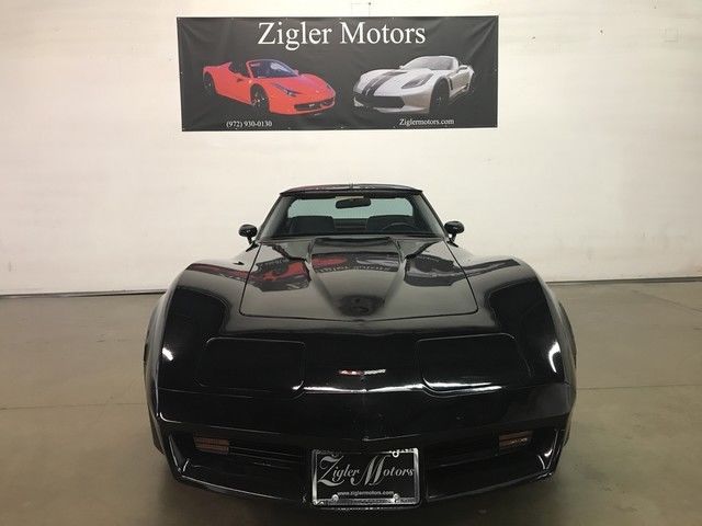 1981 Black Chevrolet Corvette Coupe