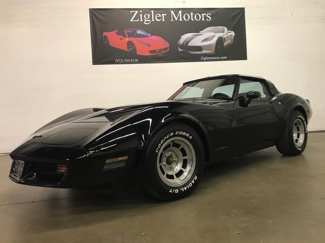 1981 Black Chevrolet Corvette Coupe