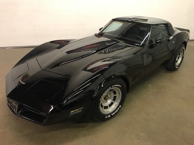 1981 Black Chevrolet Corvette Coupe
