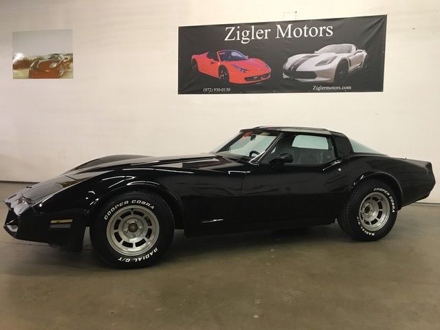 1981 Black Chevrolet Corvette Coupe