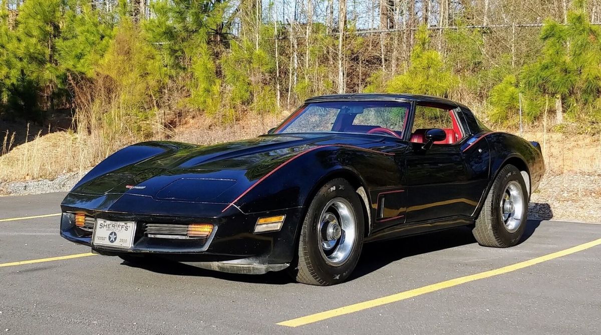 1981 Black Chevrolet Corvette Coupe