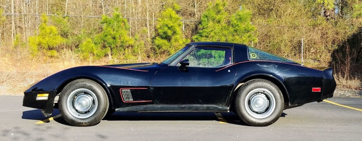 1981 Black Chevrolet Corvette Coupe