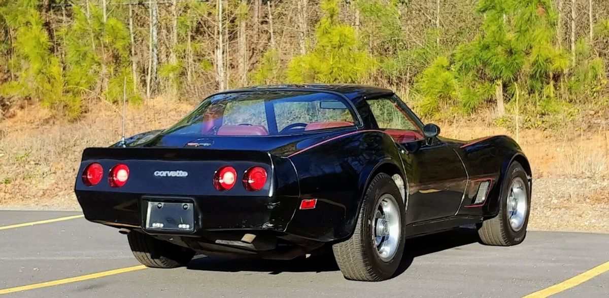1981 Black Chevrolet Corvette Coupe