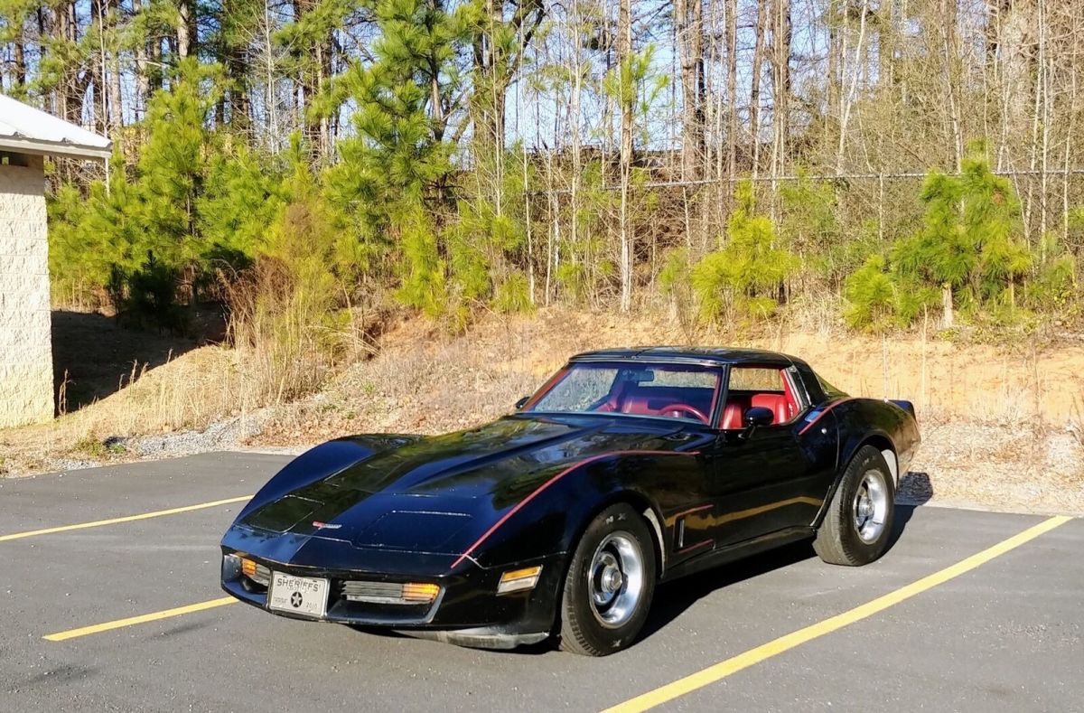 1981 Black Chevrolet Corvette Coupe