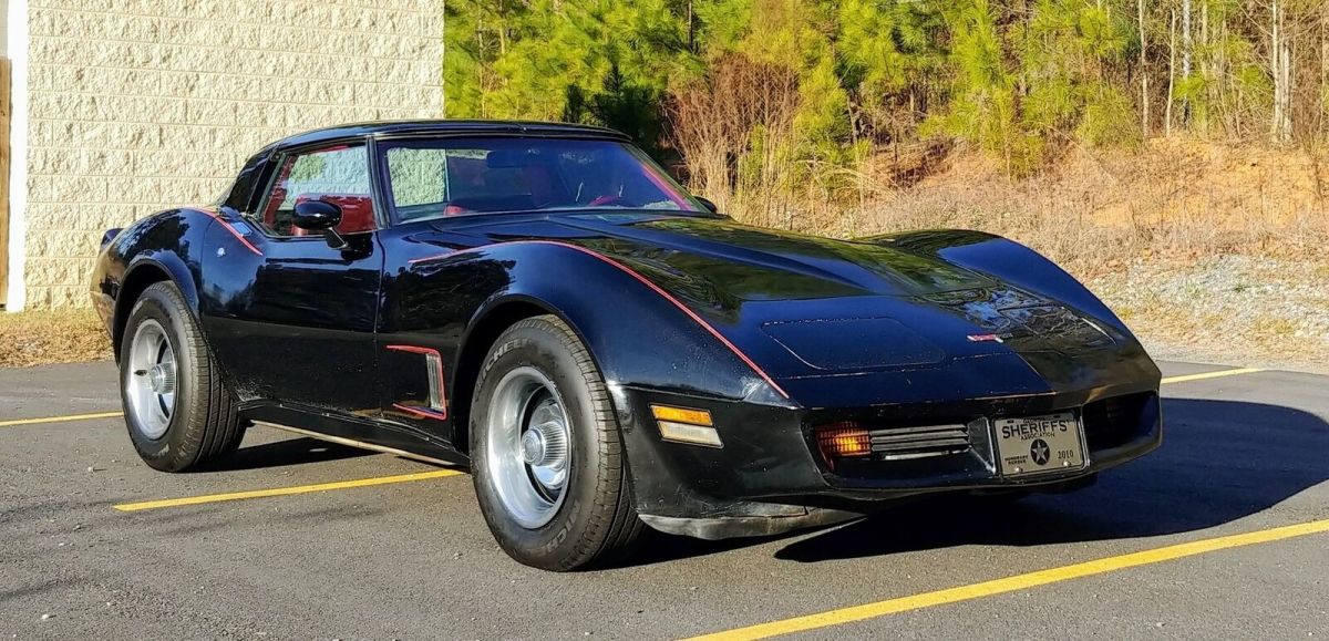 1981 Black Chevrolet Corvette Coupe