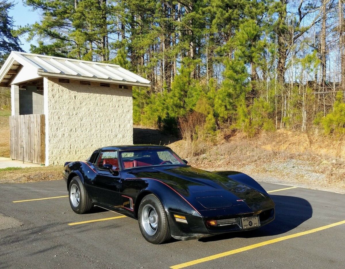 1981 Black Chevrolet Corvette Coupe