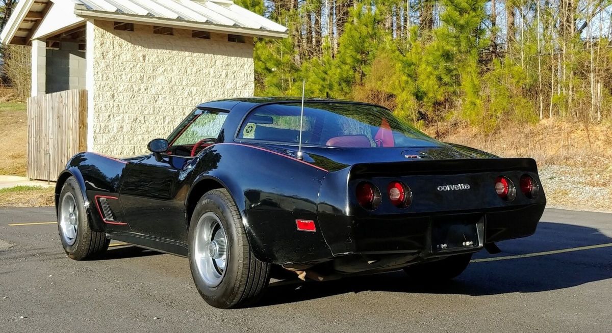 1981 Black Chevrolet Corvette Coupe