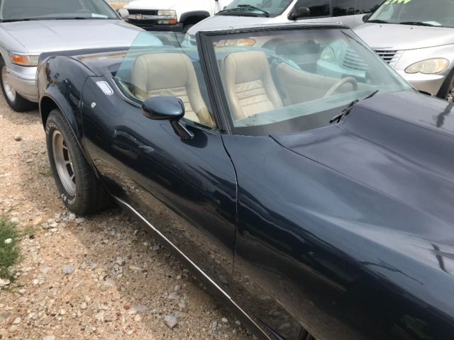 1981 Blue Chevrolet Corvette Convertible