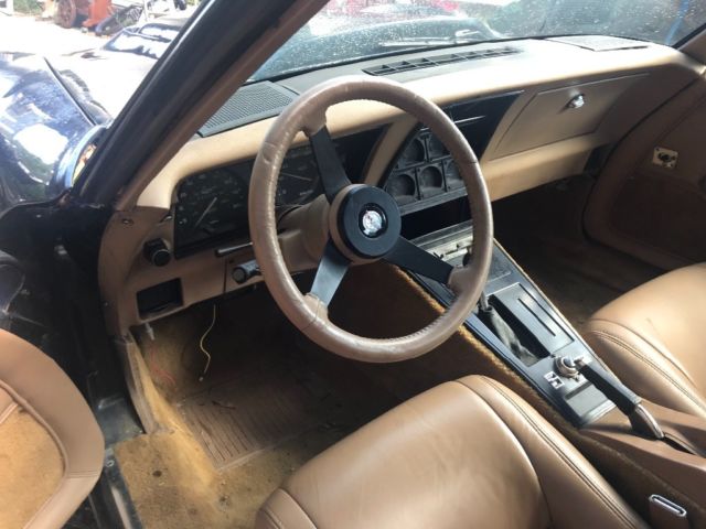 1981 Blue Chevrolet Corvette Convertible