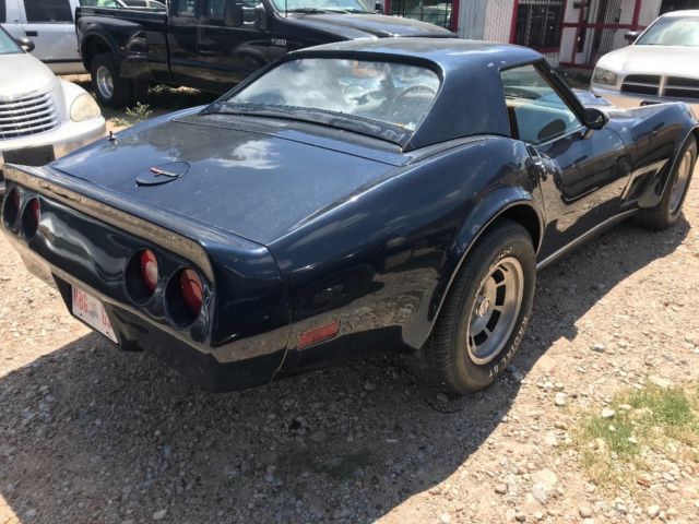 1981 Blue Chevrolet Corvette Convertible