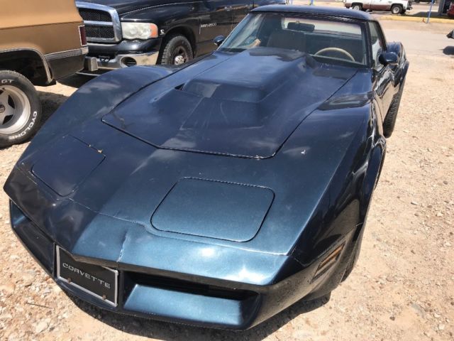 1981 Blue Chevrolet Corvette Convertible