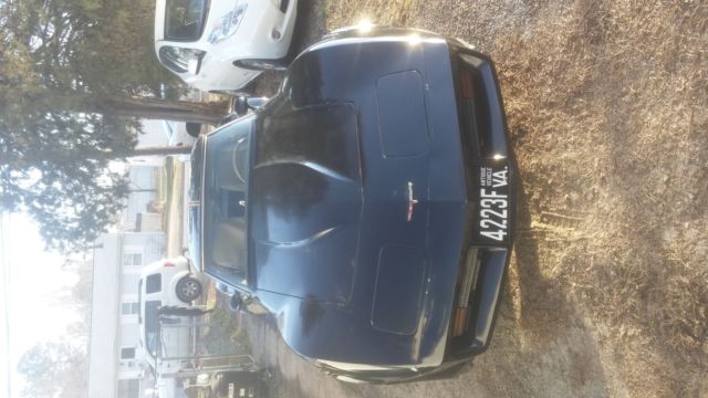 1981 Black Chevrolet Corvette Coupe