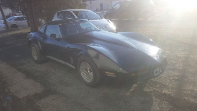 1981 Black Chevrolet Corvette Coupe