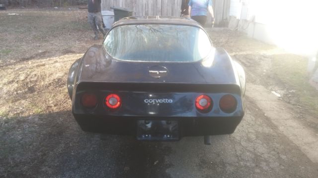 1981 Black Chevrolet Corvette Coupe