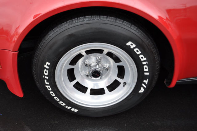 1981 Red Chevrolet Corvette --