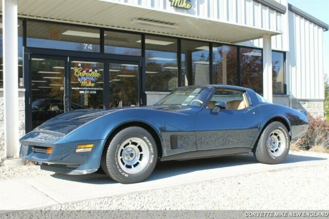1981 Blue Chevrolet Corvette Coupe