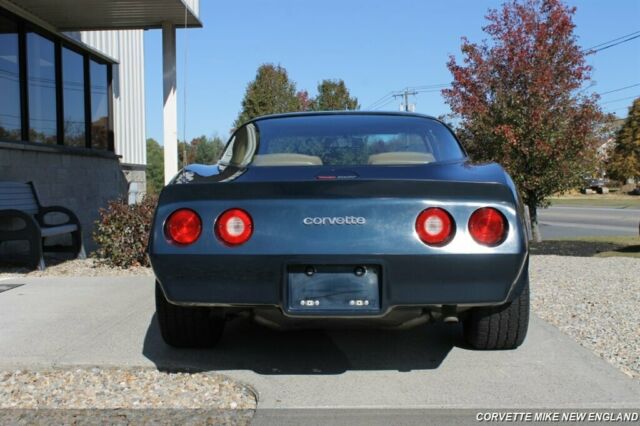 1981 Blue Chevrolet Corvette Coupe