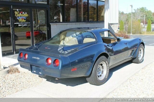 1981 Blue Chevrolet Corvette Coupe